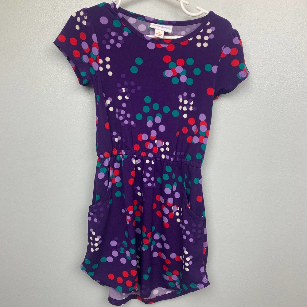 LuLaRoe girls size 4 cinch waist dress
